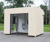 Fiberglass Chemical Storage Building