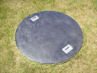 Custom Manhole Covers - 4 (Description: Custom Cover with Non-Slip Surface.)