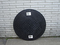 Custom Manhole Covers - 11 (Description: Non-traffic rated cover with recessed handles)