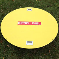 Custom Manhole Covers - 24 (Description: Custom fiberglass manhole covers are available in a variety of color, size with or without graphics.)