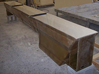 Fiberglass Water Control Troughs, Weirs & Baffles (VPC-TROUGH) (Description: Custom Fiberglass Trough)