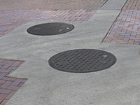Fibrelite Industrial Manhole Covers - 2 (Description: Fibrelite Industrial Manhole covers are traffic rated exceeding H20 and H25 load requirements)