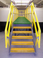 Ladders, Platforms, & Railings - 7 (Description: Platforms are fabricated to the specific needs of the project, from small step platforms to large mezzanines.)