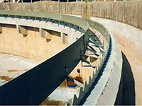 Fiberglass Water Control Troughs, Weirs & Baffles (VPC-WEIR) - 2 (Description: Weirs and Baffles can be provided with fiberglass brackets, splice plates, washers and stainless steel fasteners.)