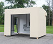 Fiberglass Chemical Storage Building