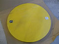 Custom Manhole Covers - 10 (Description: VPC's non-traffic rated custom covers are available in a variety of colors and handles.)