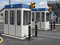Booths (VPC-HYTECH) - 11 (Description: Our Parking Booths come fully assembled equipped with operable sliding windows and an industrial aluminum swing door.)